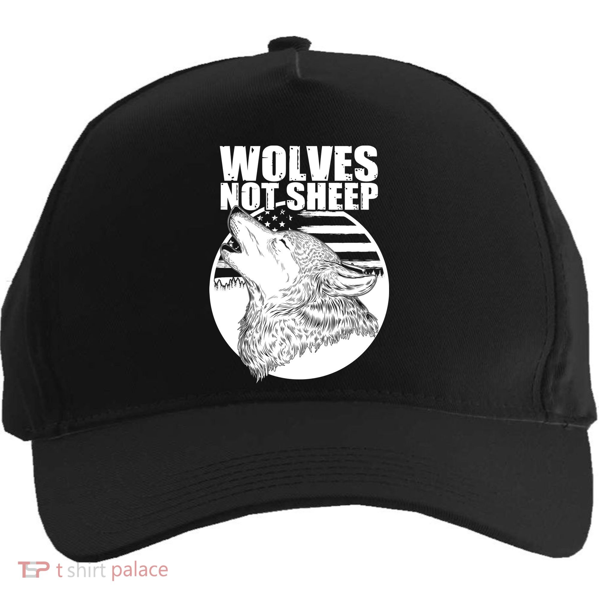 Wolves Not Sheep Five-Panel Snapback Cap