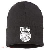 Wolves Not Sheep Sustainable Knit Beanie thumb 0