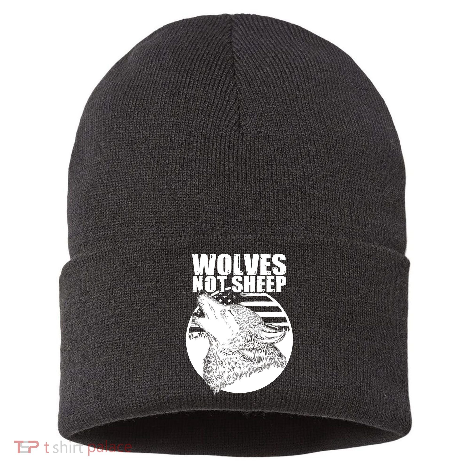 Wolves Not Sheep Sustainable Knit Beanie