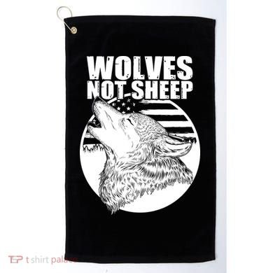 Wolves Not Sheep Golf Towel