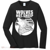 Wolves Not Sheep Women's Long Sleeve Shirt thumb 0
