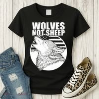 Wolves Not Sheep Women's T-Shirt thumb 3