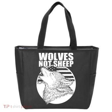 Wolves Not Sheep Tote Bag