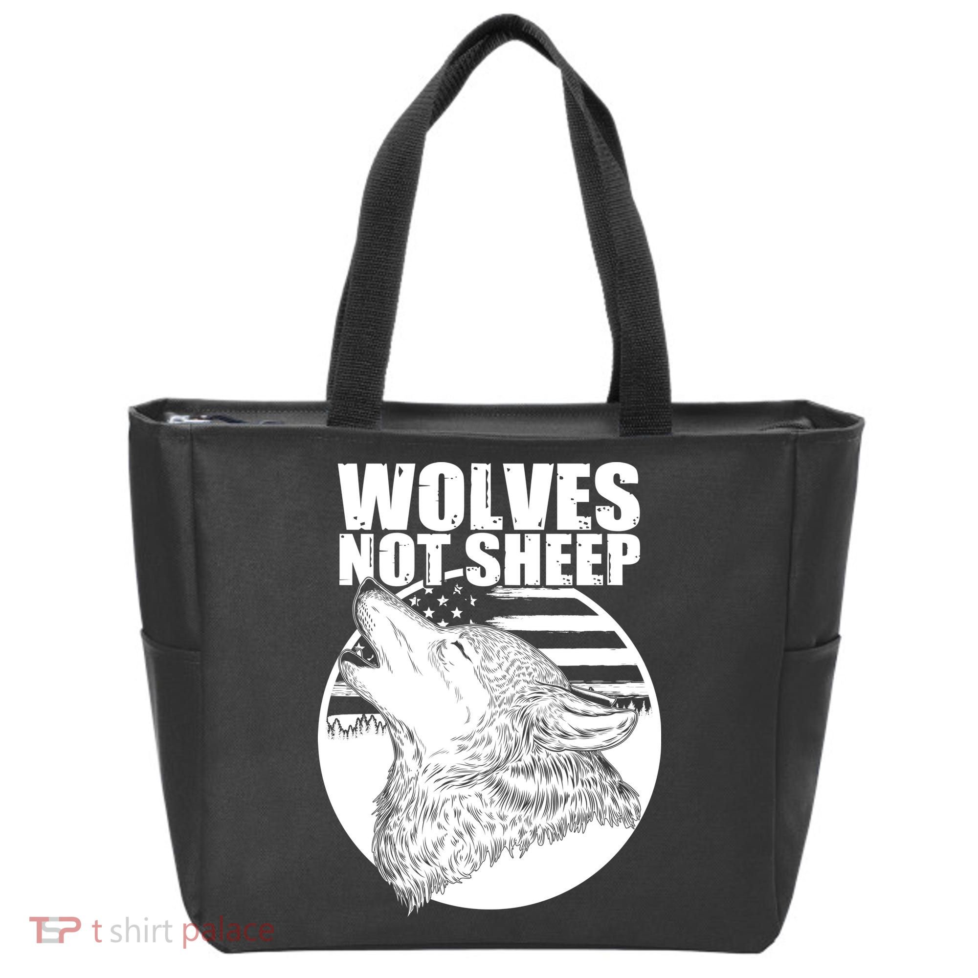 Wolves Not Sheep Tote Bag