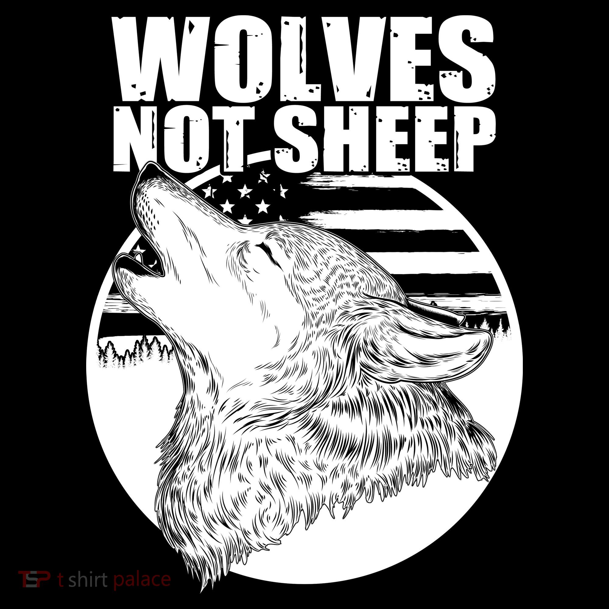 Wolves Not Sheep Tote Bag