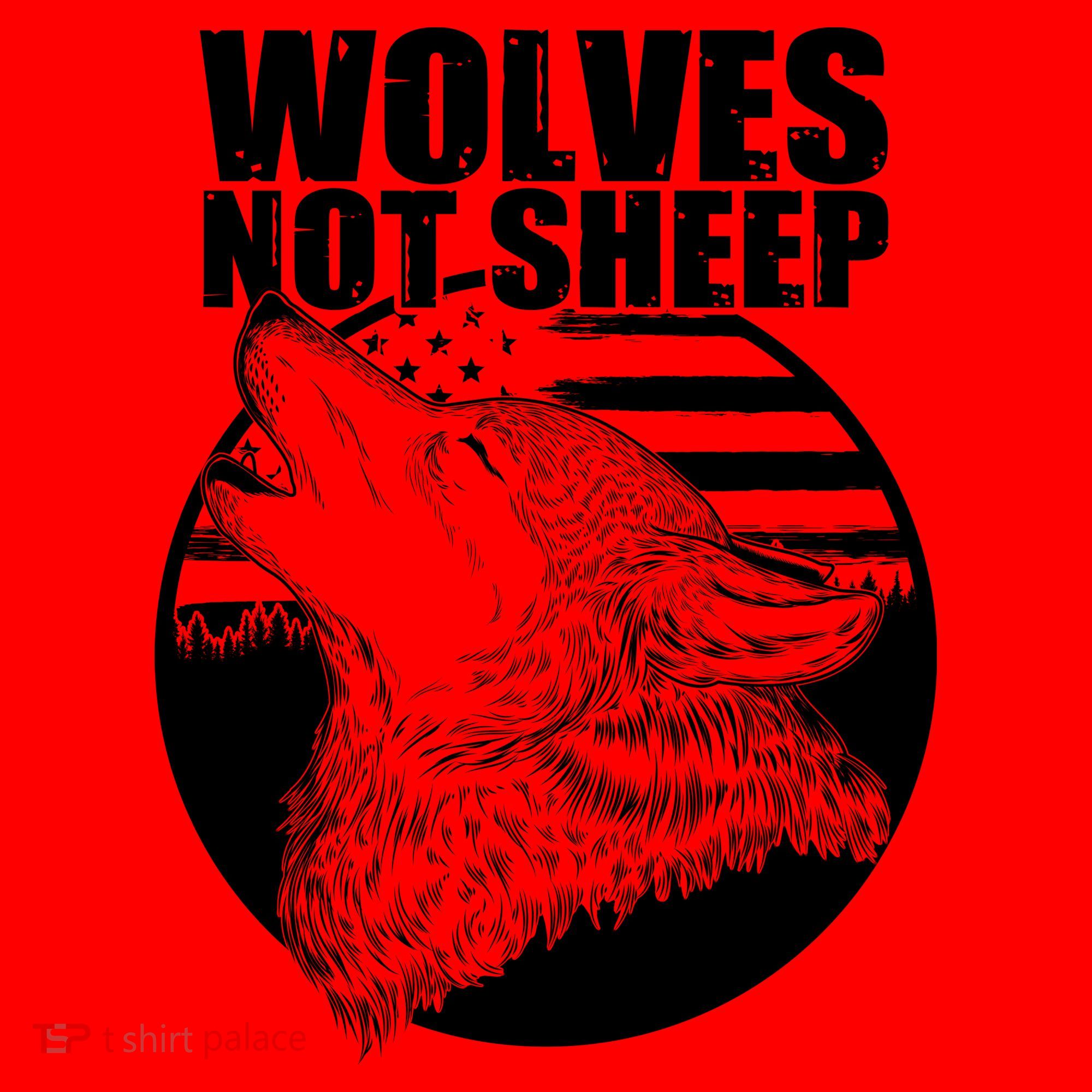 Wolves Not Sheep Santa Hat