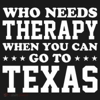 Who Needs Therapy When You Can Go To Texas Women's Hoodie thumb 2