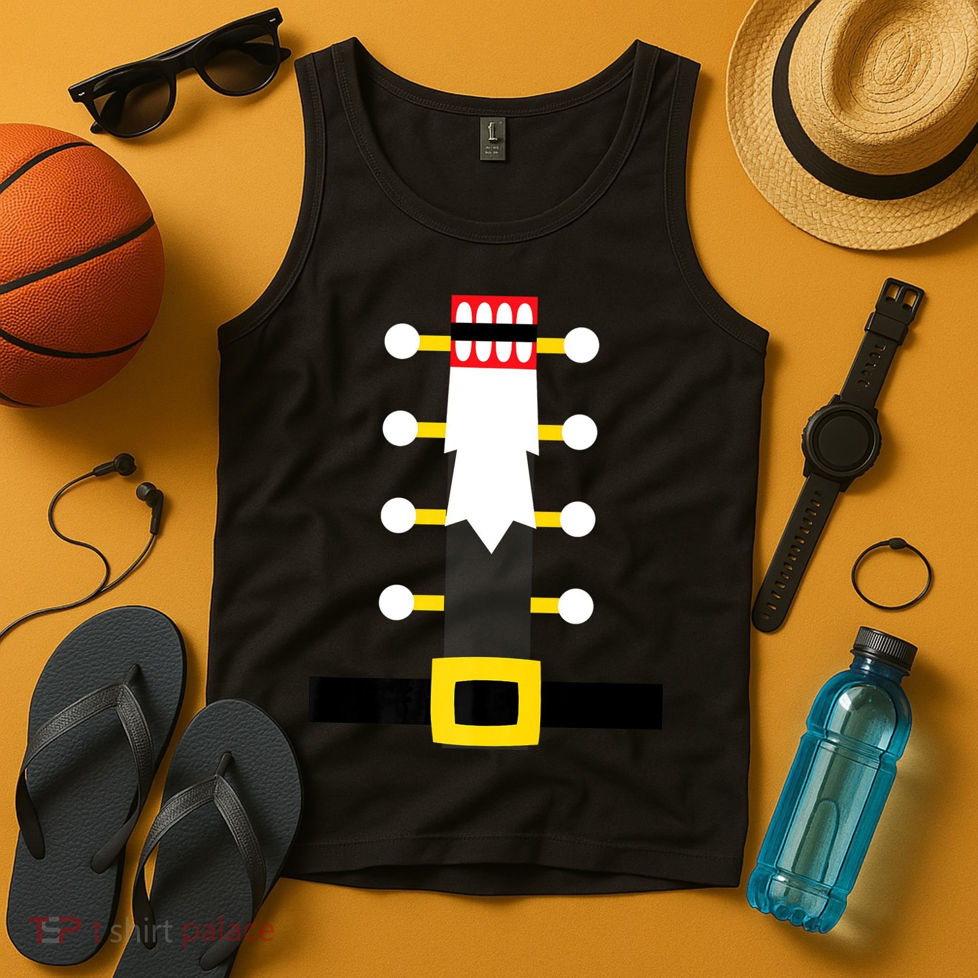 Wooden Nutcracker Uniform Holiday Pajama Dress Up A Tank Top