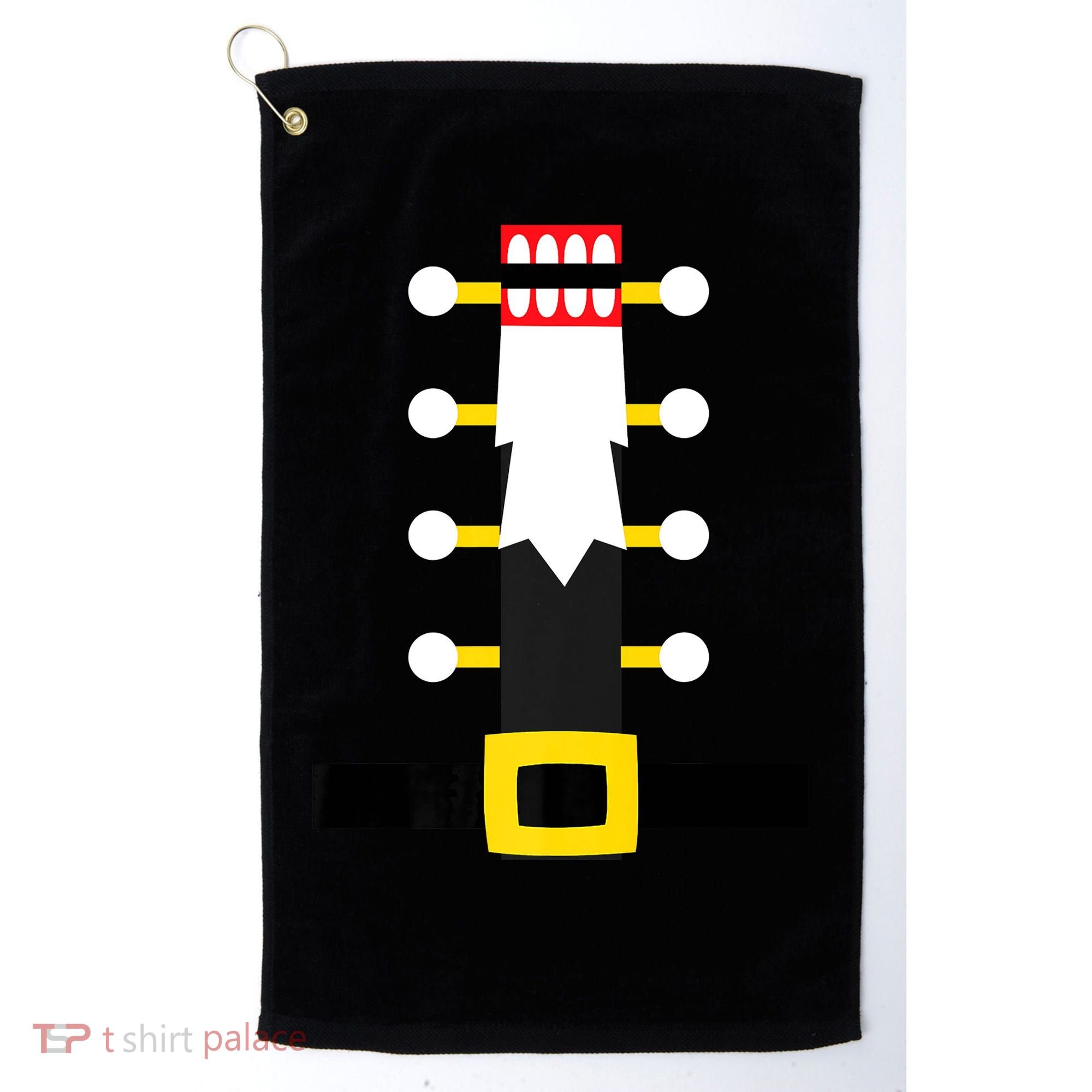 Wooden Nutcracker Uniform Holiday Pajama Dress Up A Golf Towel