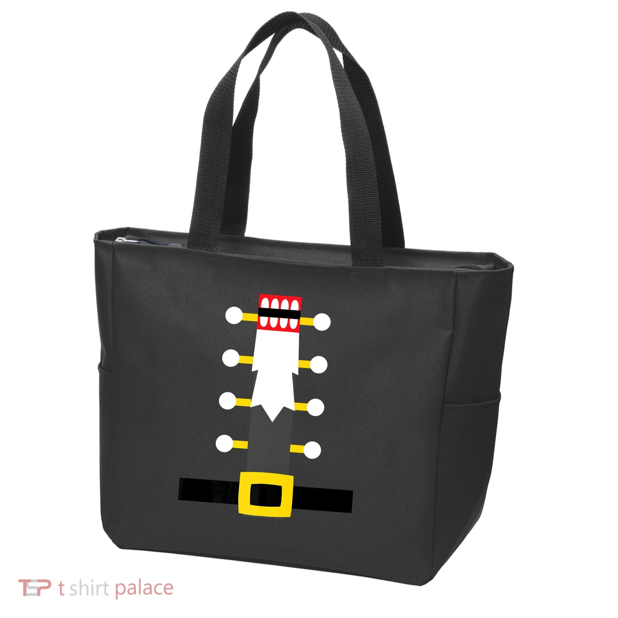 Wooden Nutcracker Uniform Holiday Pajama Dress Up A Tote Bag