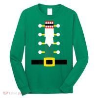 Wooden Nutcracker Uniform Holiday Pajama Dress Up A Long Sleeve Shirt thumb 0
