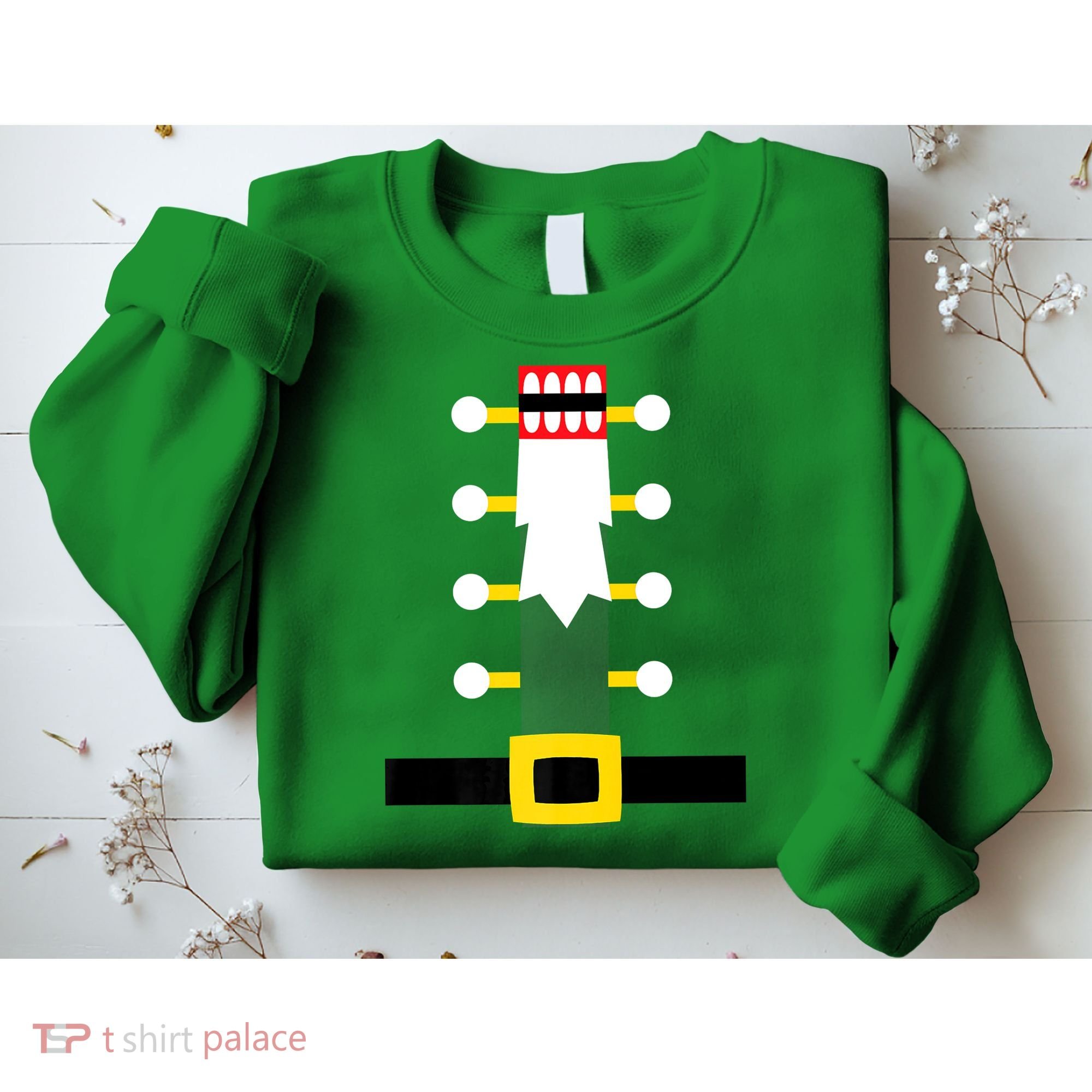 Wooden Nutcracker Uniform Holiday Pajama Dress Up A Sweatshirt