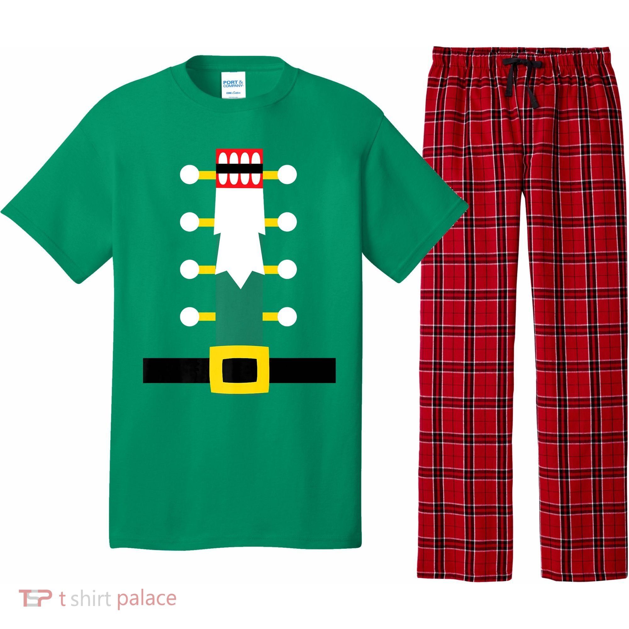 Wooden Nutcracker Uniform Holiday Pajama Dress Up A Pajama Set