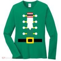 Wooden Nutcracker Uniform Holiday Pajama Dress Up A Women's Long Sleeve Shirt thumb 0