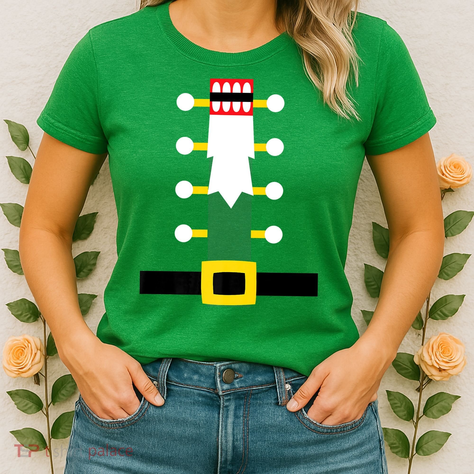 Wooden Nutcracker Uniform Holiday Pajama Dress Up A Women's T-Shirt