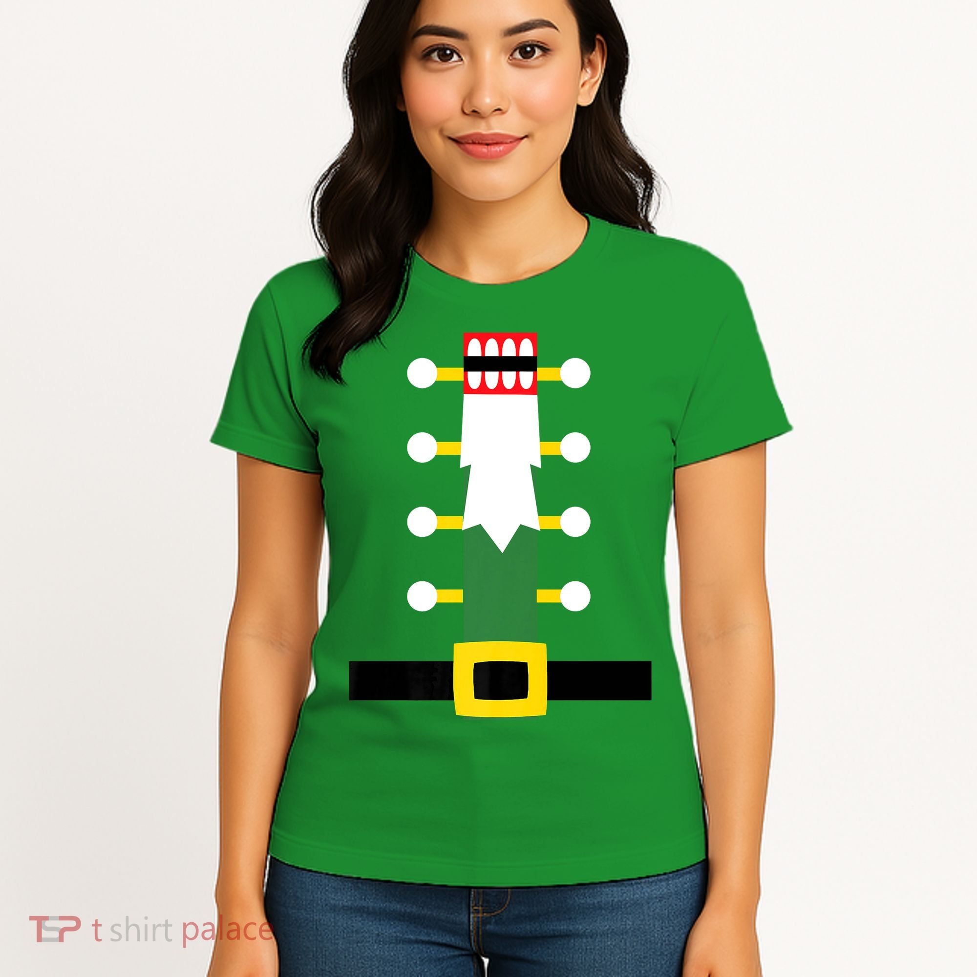 Wooden Nutcracker Uniform Holiday Pajama Dress Up A Women's T-Shirt