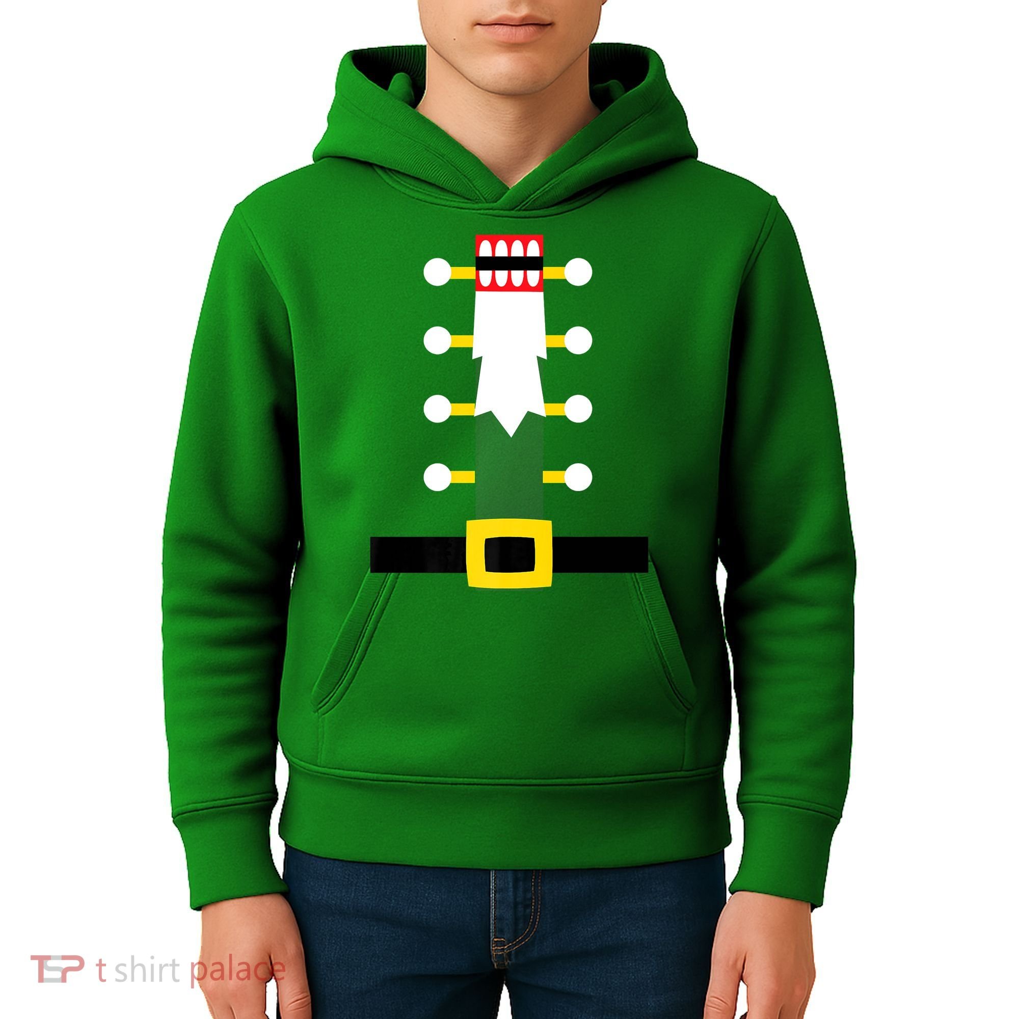 Wooden Nutcracker Uniform Holiday Pajama Dress Up A Kids Hoodie