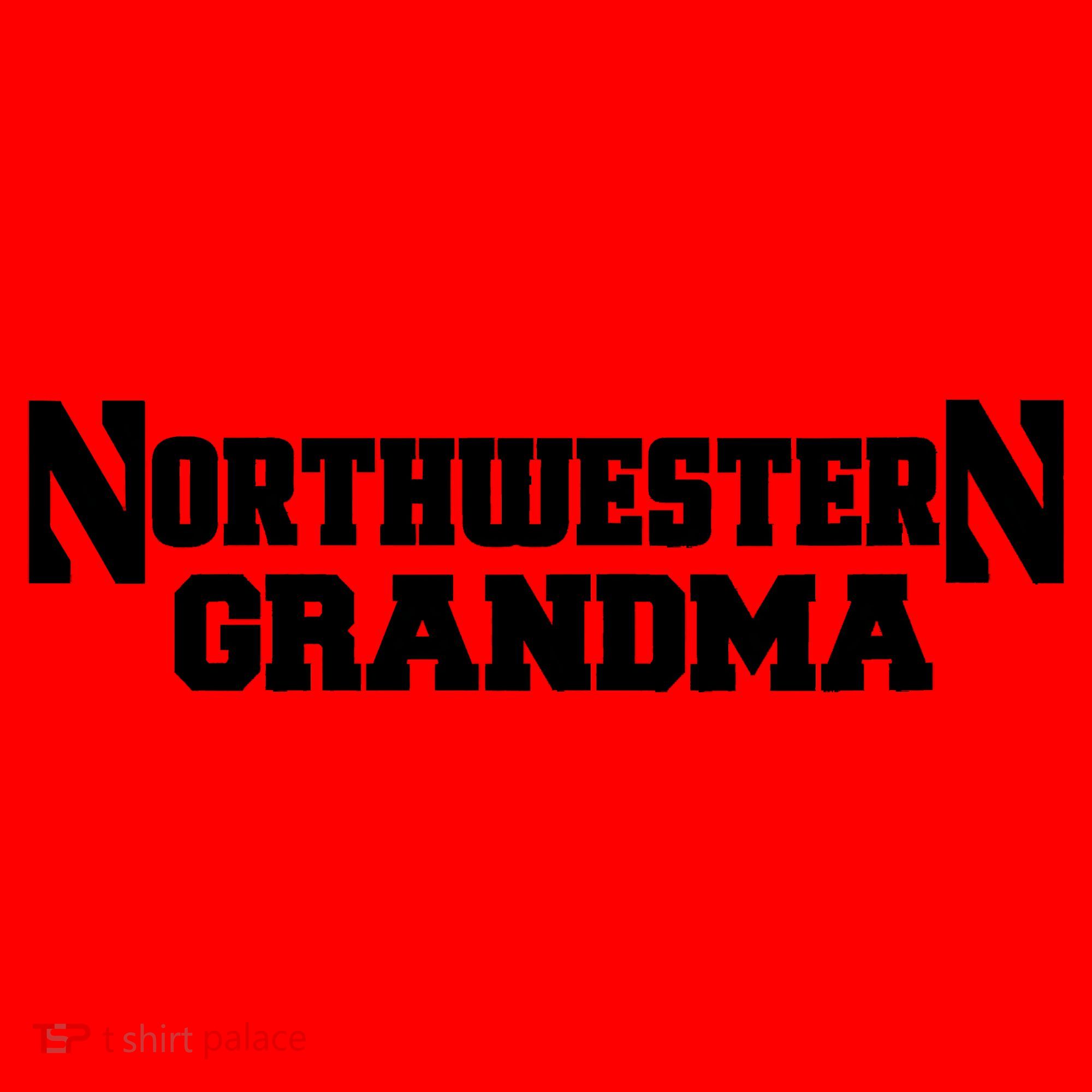 Women Northwestern University Wildcats Grandma Santa Hat