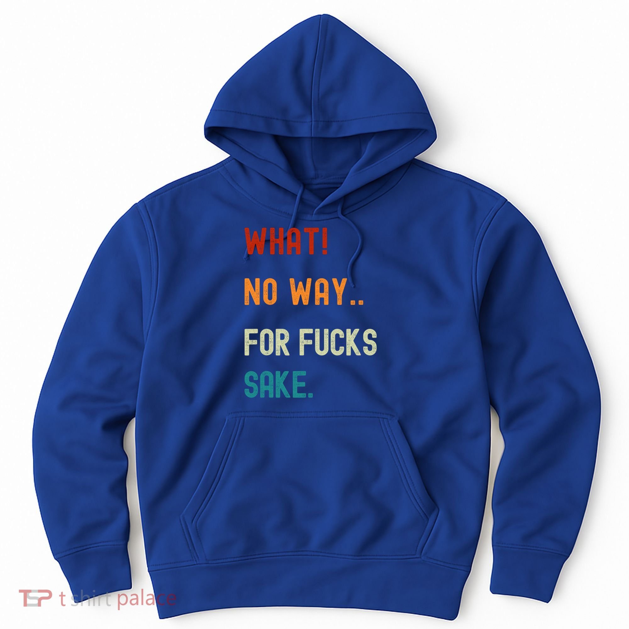 What No Way For Fucks Sake Sarcasm Saying Hoodie