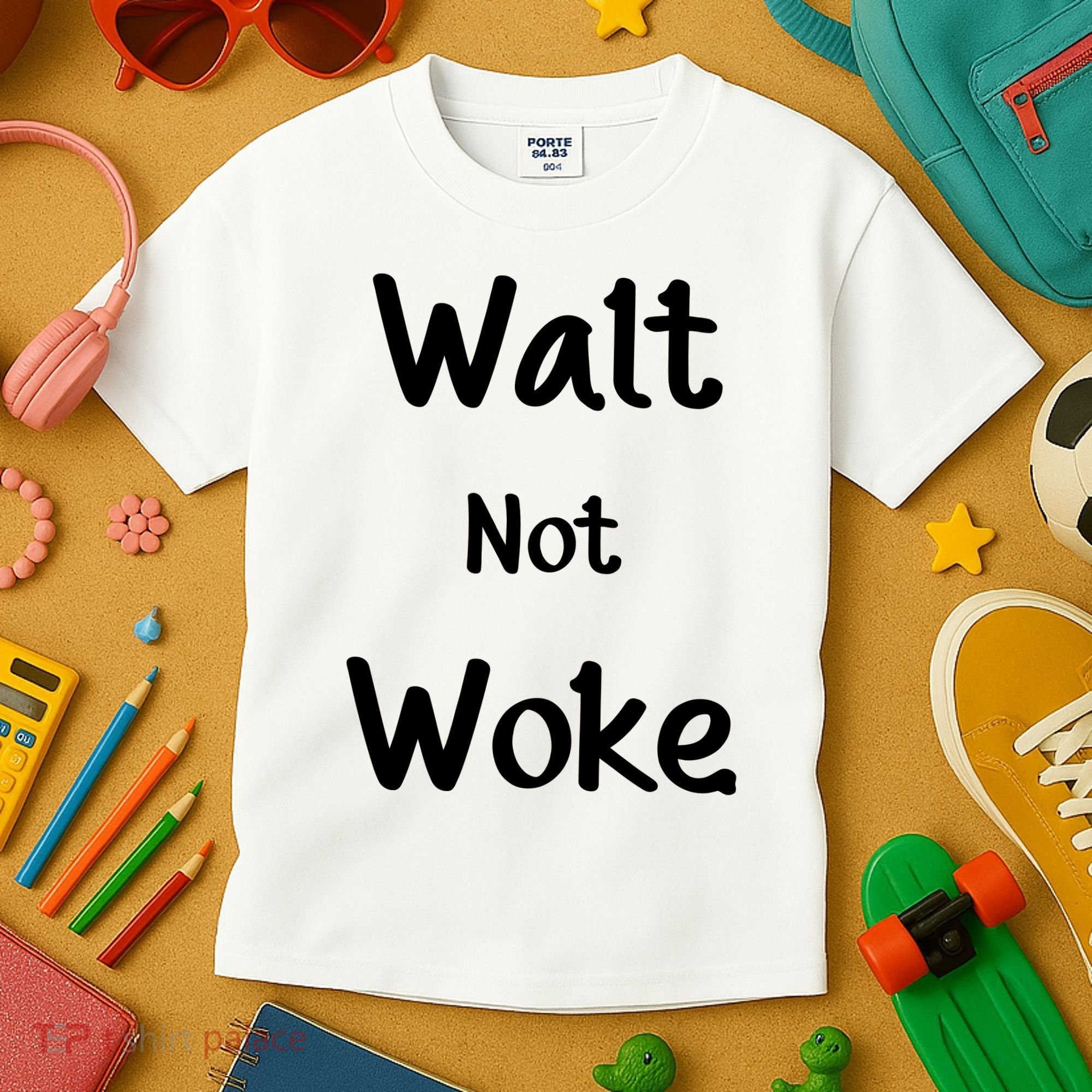 Walt Not Woke Kids T-Shirt