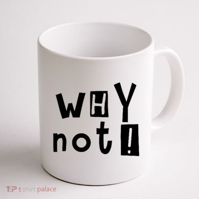Why Not Coffee Mug back