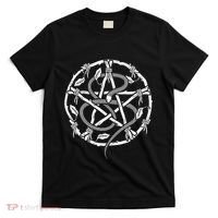 Wiccan Nature Witch Pentacle And Snake T-Shirt thumb 0