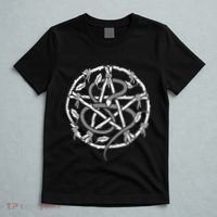 Wiccan Nature Witch Pentacle And Snake T-Shirt thumb 5