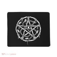 Wiccan Nature Witch Pentacle And Snake Mousepad thumb 0