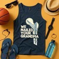 We Nailed Your Grandma Scrub Tech Funny Ortho Hip Surgery Tank Top thumb 4