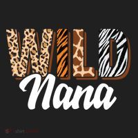 Wild Nana Zoo Born Two Be Wild Bgiftday Safari Jungle Animal Gift Women's Sweatshirt thumb 2