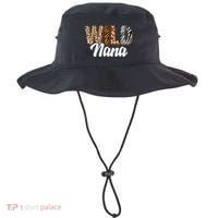 Wild Nana Zoo Born Two Be Wild Bgiftday Safari Jungle Animal Gift Bucket Hat thumb 0
