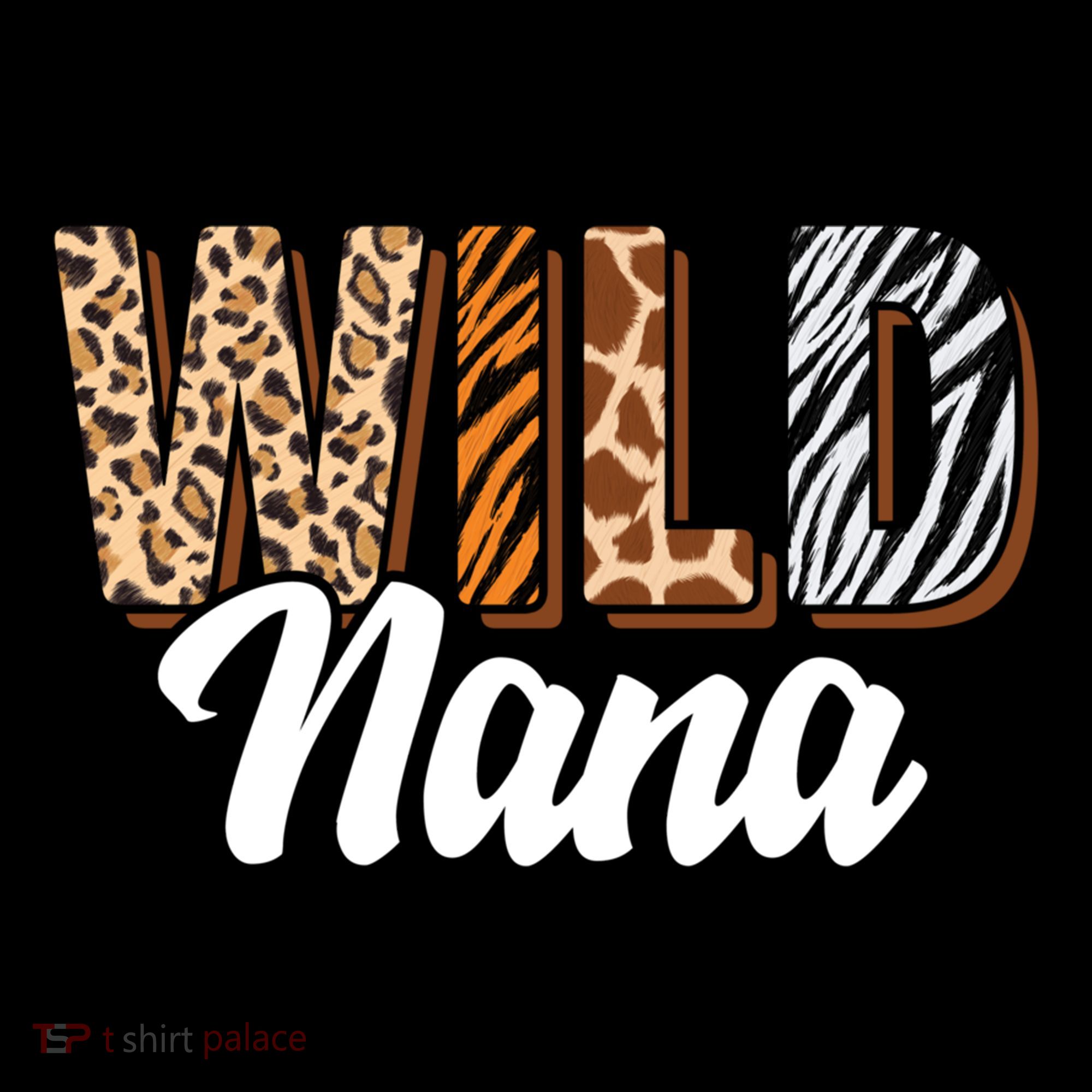 Wild Nana Zoo Born Two Be Wild Bgiftday Safari Jungle Animal Gift Coffee Mug