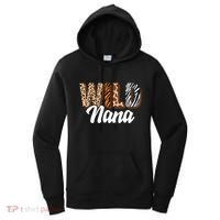 Wild Nana Zoo Born Two Be Wild Bgiftday Safari Jungle Animal Gift Women's Hoodie thumb 0