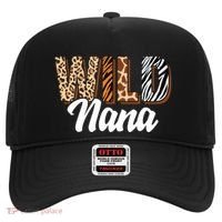 Wild Nana Zoo Born Two Be Wild Bgiftday Safari Jungle Animal Gift Hat thumb 0