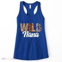 Wild Nana Zoo Born Two Be Wild Bgiftday Safari Jungle Animal Gift Women's Tank Top thumb 0