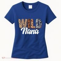 Wild Nana Zoo Born Two Be Wild Bgiftday Safari Jungle Animal Gift Women's T-Shirt thumb 0