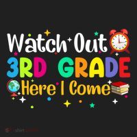 Watch Out 3Rd Grade Here I Come Third Grade Gift Women's Sweatshirt thumb 2