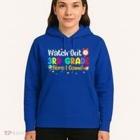 Watch Out 3Rd Grade Here I Come Third Grade Gift Hoodie thumb 5