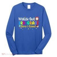 Watch Out 3Rd Grade Here I Come Third Grade Gift Long Sleeve Shirt thumb 0