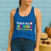 Watch Out 3Rd Grade Here I Come Third Grade Gift Women's Tank Top thumb 2