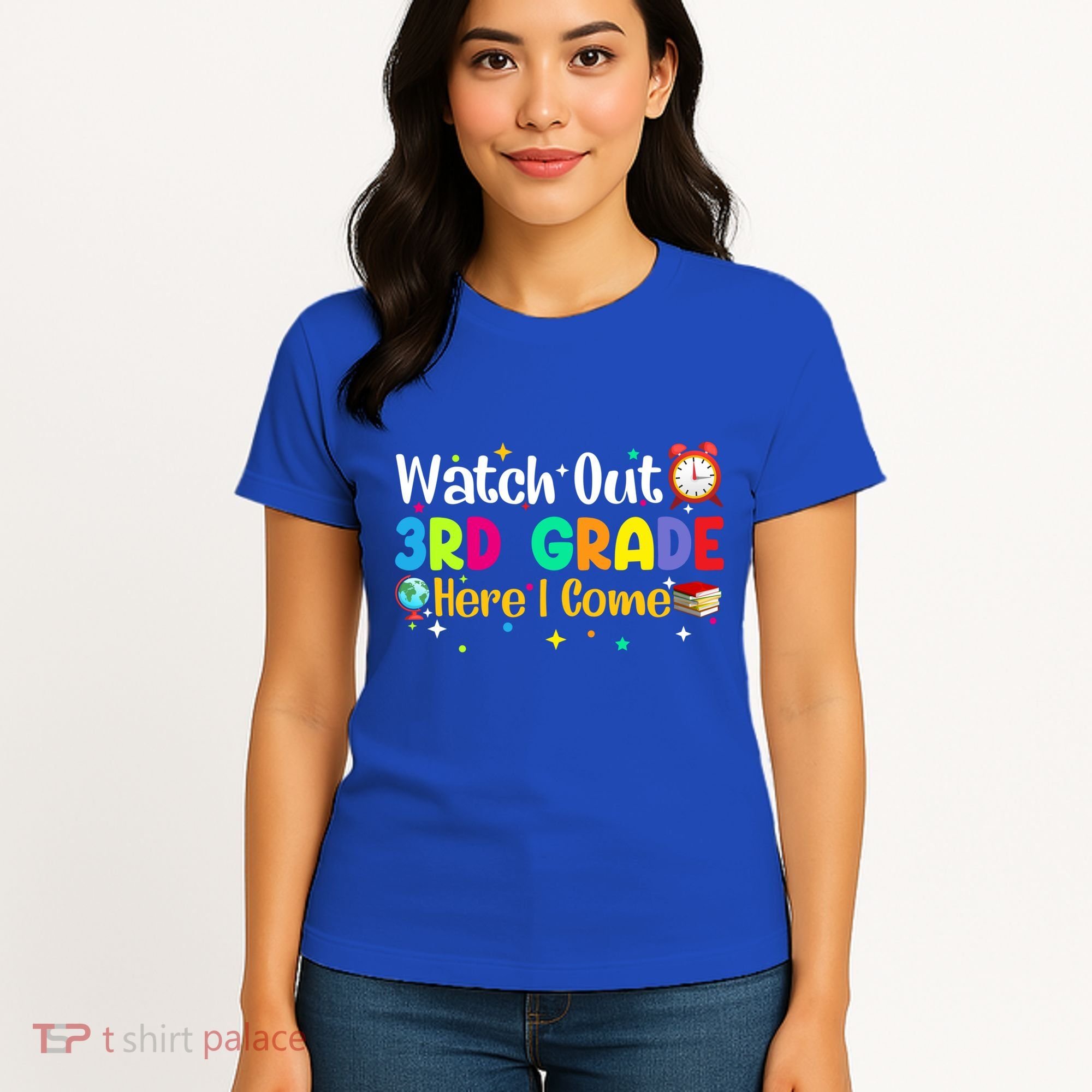 Watch Out 3Rd Grade Here I Come Third Grade Gift Women's T-Shirt