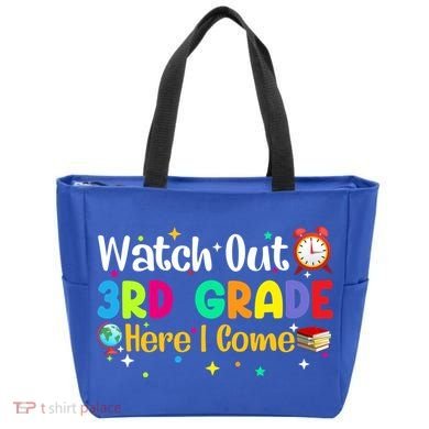 Watch Out 3Rd Grade Here I Come Third Grade Gift Tote Bag
