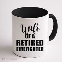 Wife Of A Retired Firefighter Gift Coffee Mug thumb 1