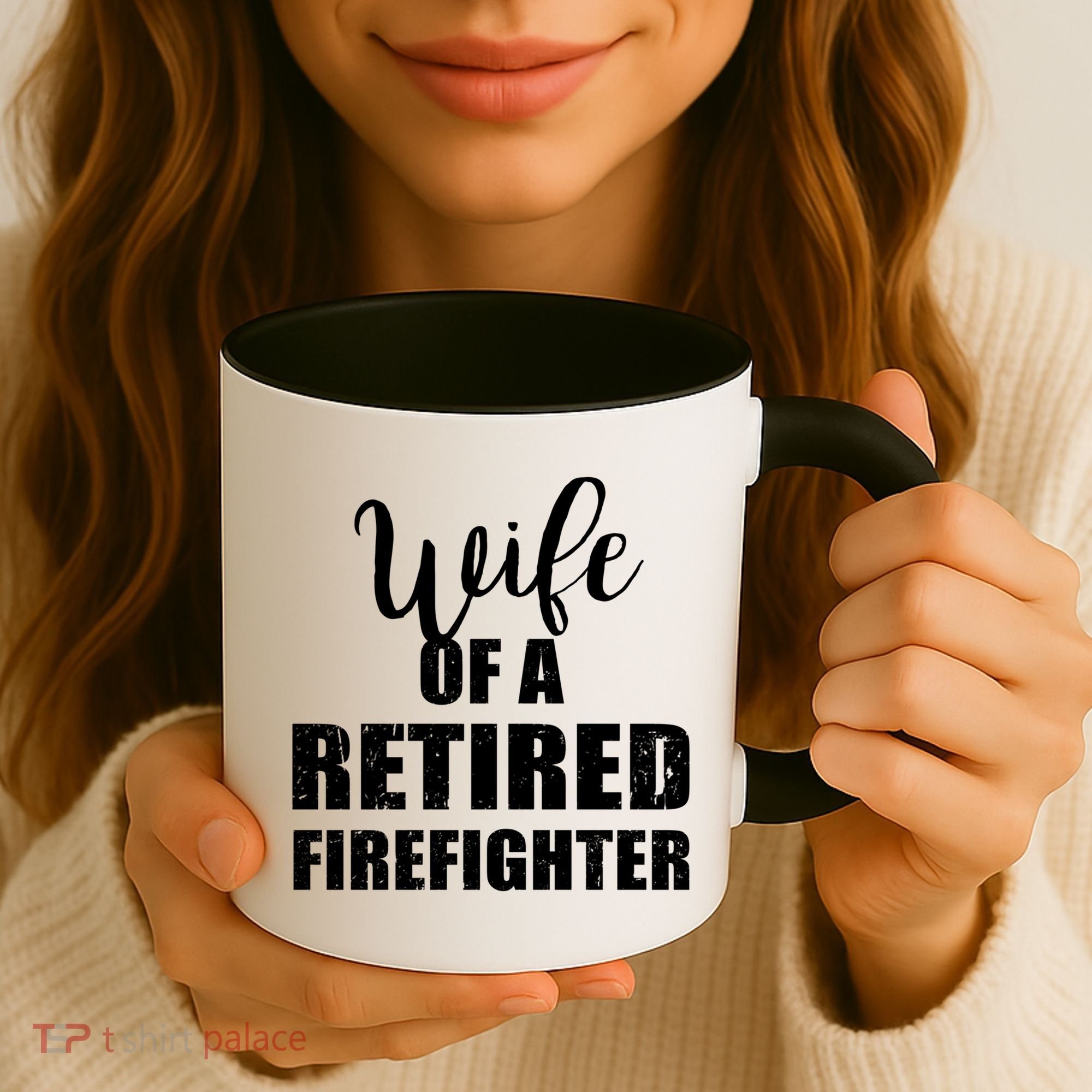 Wife Of A Retired Firefighter Gift Coffee Mug