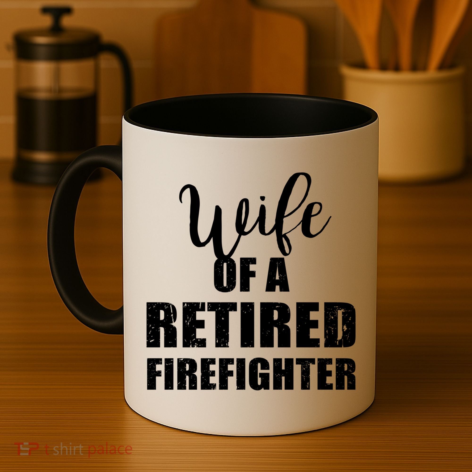 Wife Of A Retired Firefighter Gift Coffee Mug