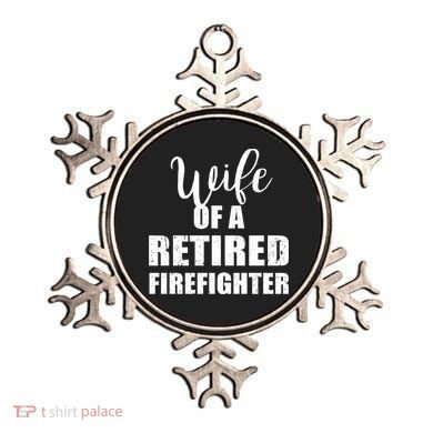 Wife Of A Retired Firefighter Gift Ornament