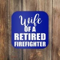 Wife Of A Retired Firefighter Gift Coaster thumb 0
