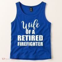Wife Of A Retired Firefighter Gift Tank Top thumb 2