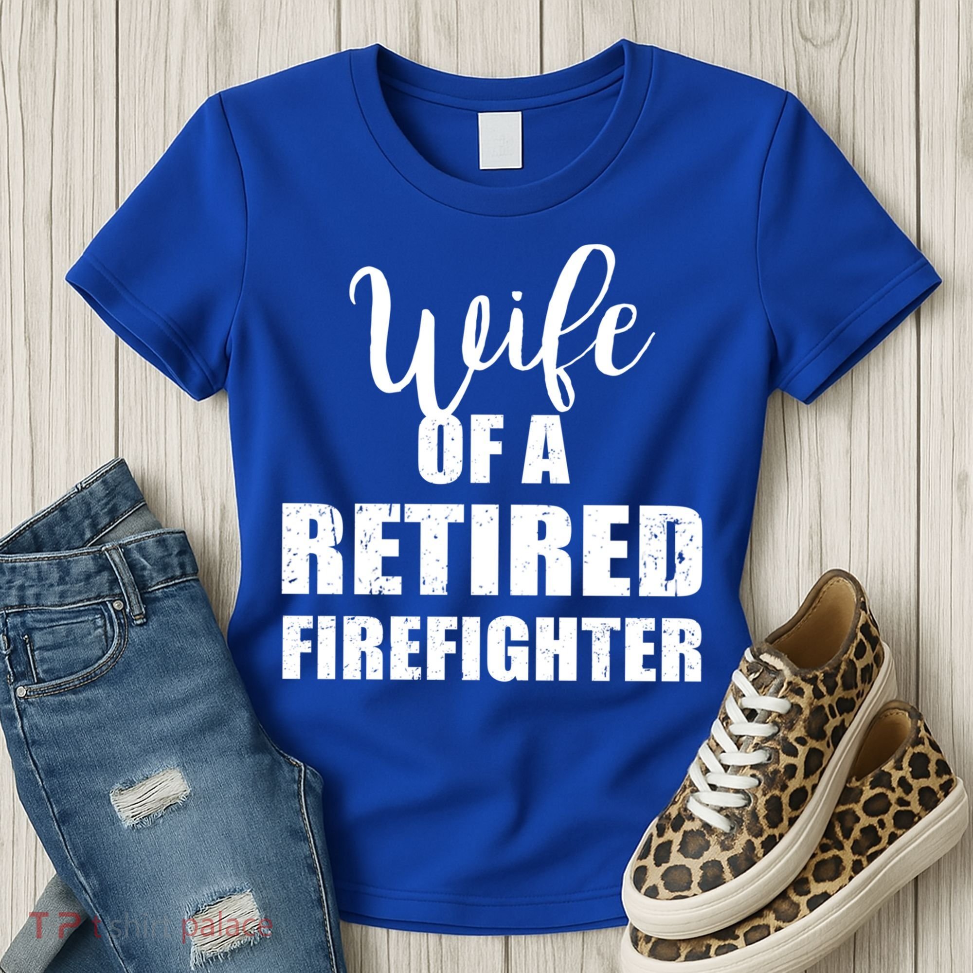 Wife Of A Retired Firefighter Gift Women's T-Shirt