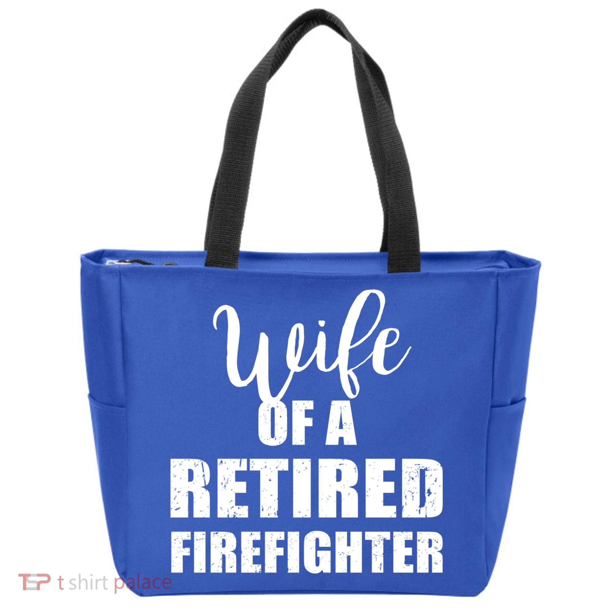 Wife Of A Retired Firefighter Gift Tote Bag